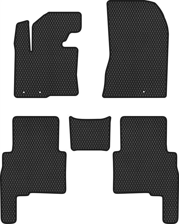 EVAtech KI12273C5CP3RBB Floor mats for Kia Sorento (2009-2012), black KI12273C5CP3RBB