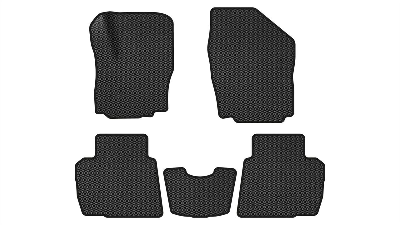 EVAtech FD3941CE5RBB Floor mats for Ford Mondeo (2007-2010), black FD3941CE5RBB