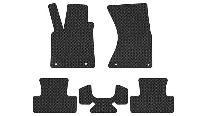 EVAtech AU32969C5AV4RBB Floor mats for Audi Q5 (2008-2012), black AU32969C5AV4RBB