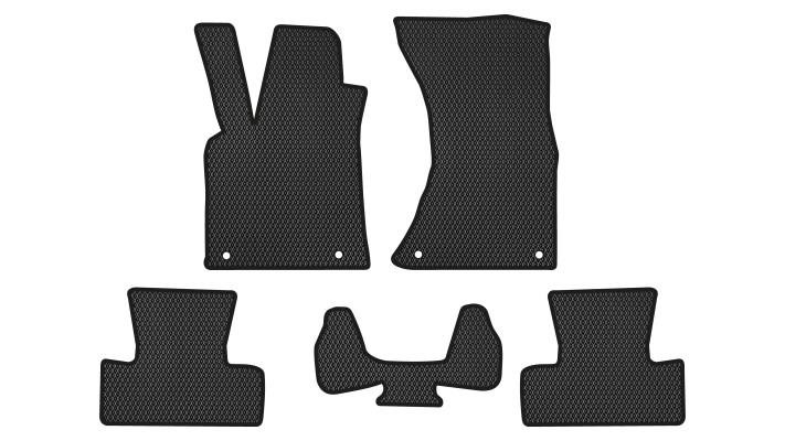 EVAtech AU42898C5AV4RBB Floor mats for Audi Q5 (2012-2017), black AU42898C5AV4RBB