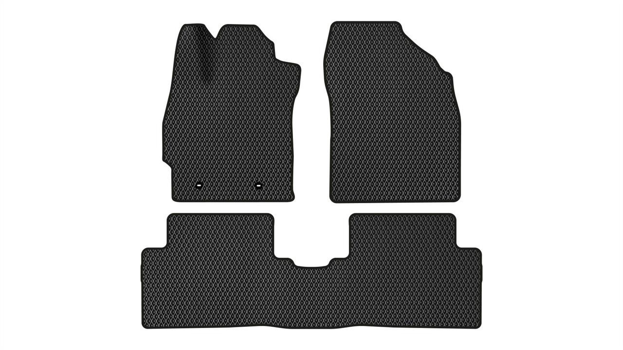 EVAtech TY3654ZE3TL2RBB Floor mats for Toyota Auris (2006-2012), black TY3654ZE3TL2RBB