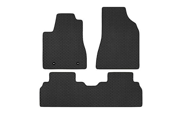 EVAtech TY22672ZG3TL2RBB Floor mats for Toyota Highlander (2000-2008), black TY22672ZG3TL2RBB