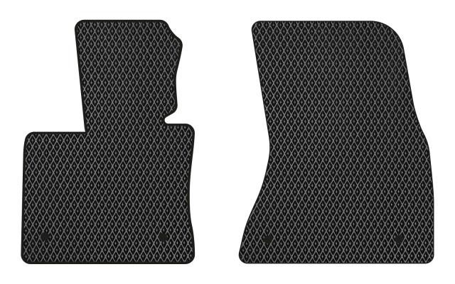 EVAtech BM334AB2BW4RBB Floor mats for BMW X6 (2014-2019), black BM334AB2BW4RBB