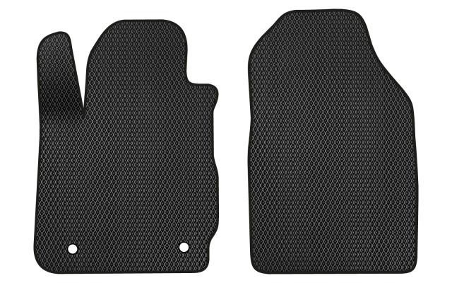 EVAtech FD12708AV2AV2RBB Floor mats for Ford Fiesta (2009-2017), black FD12708AV2AV2RBB
