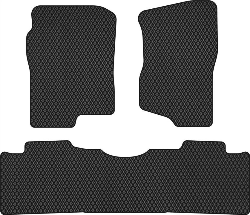 EVAtech CT347ZB3RBB Floor mats for Chevrolet Tahoe (2007-2014), black CT347ZB3RBB