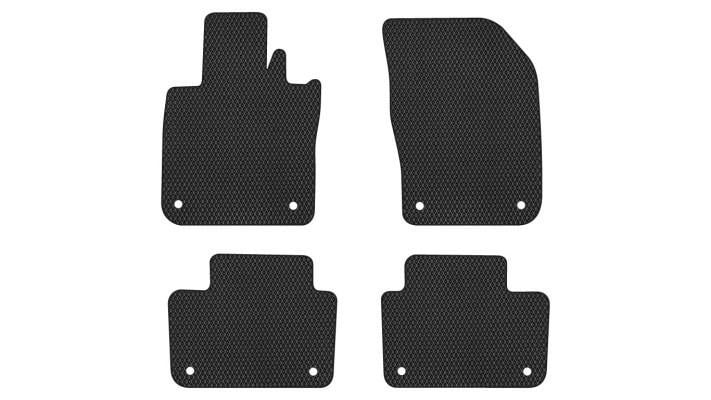 EVAtech VV42798PB4VL8RBB Floor mats for Volvo S60 (2019-), black VV42798PB4VL8RBB