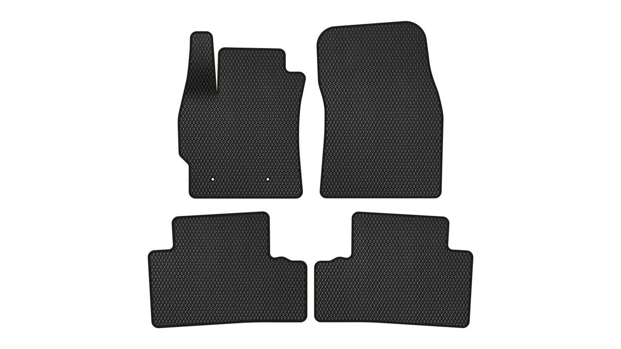 EVAtech TY3667PC4RBBP Floor mats for Toyota Corolla (2006-2012), black TY3667PC4RBBP