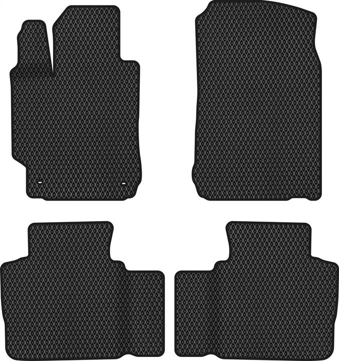 EVAtech TY12484PC4TL2RBB Floor mats for Toyota Camry (2011-2014), black TY12484PC4TL2RBB