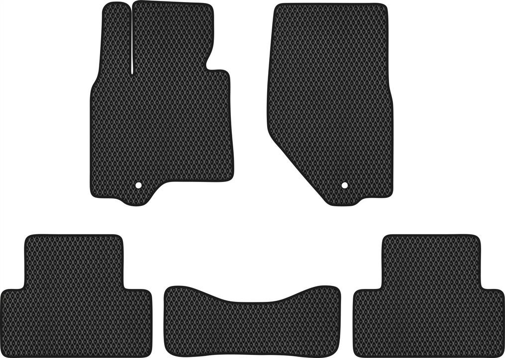 EVAtech II22466C5LP2RBB Floor mats for Infiniti QX50 (2007-2017), black II22466C5LP2RBB