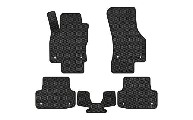 EVAtech AU32915CV5AV8RBB Floor mats for Audi A3 (2012-2020), black AU32915CV5AV8RBB