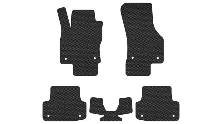 EVAtech AU32930CV5AV8RBB Floor mats for Audi A3 Sportback e-tron (2014-2020), black AU32930CV5AV8RBB