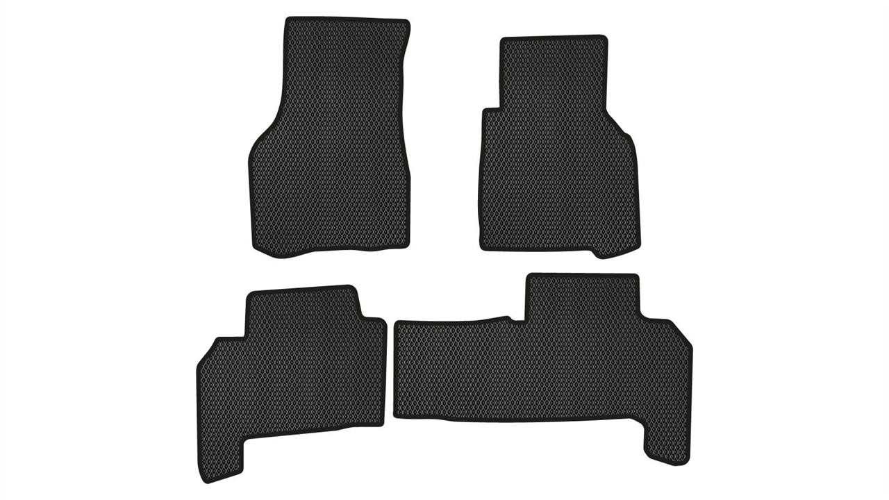 EVAtech TY41349PB4RBB Floor mats for Toyota Land Cruiser (2007-2013), black TY41349PB4RBB