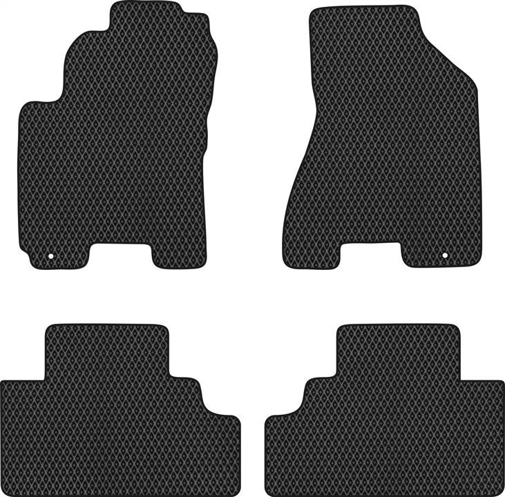 EVAtech KI2954PGC4LA2RBB Floor mats for Kia Sportage (2004-2010), black KI2954PGC4LA2RBB