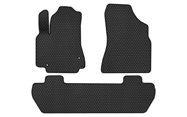 EVAtech PT12746ZV3CP2RBB Floor mats for Peugeot Partner (2008-2018), black PT12746ZV3CP2RBB