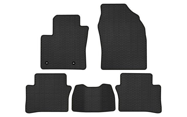 EVAtech TY42927CG5TL2RBB Floor mats for Toyota C-HR (2020-), black TY42927CG5TL2RBB