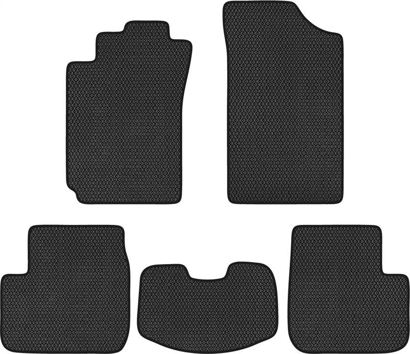 EVAtech TY21693CG5RBB Floor mats for Toyota Avensis (1998-2003), black TY21693CG5RBB
