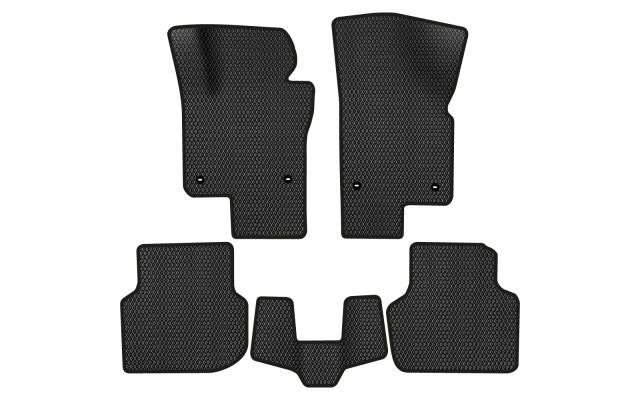 EVAtech VW12688CD5TL4RBB Floor mats for Volkswagen Jetta (2010-2018), black VW12688CD5TL4RBB