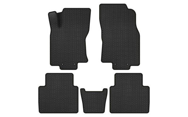 EVAtech NS12423CD5LA4RBBE Floor mats for Nissan Rogue (2014-2020), black NS12423CD5LA4RBBE