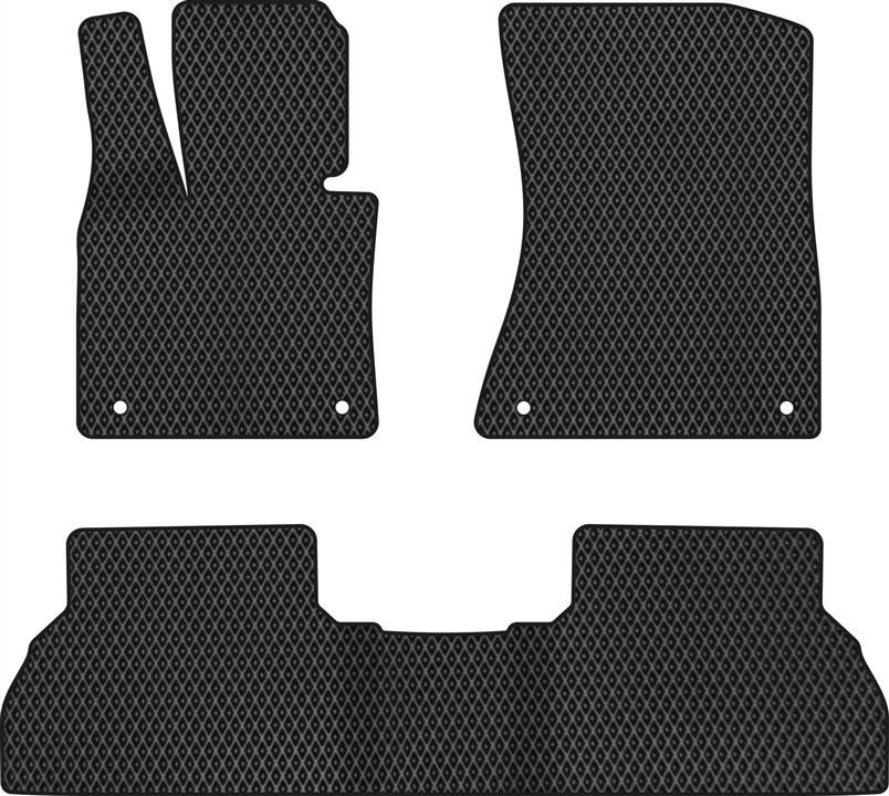 EVAtech BM32550Z2LA4RBB Floor mats for BMW X5 (2006-2013), black BM32550Z2LA4RBB