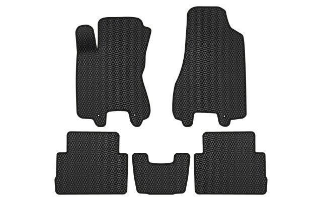 EVAtech NS1818CV5LA3RBB Floor mats for Nissan X-Trail (2007-2010), black NS1818CV5LA3RBB