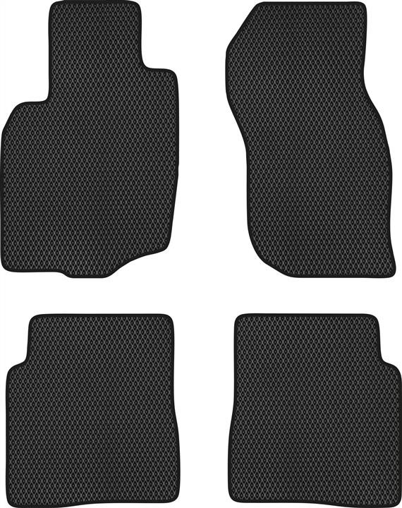 EVAtech MT22137PB4RBB Floor mats for Mitsubishi Lancer (1995-2000), black MT22137PB4RBB