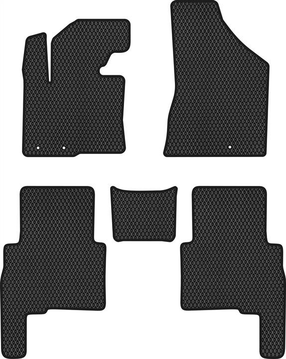 EVAtech KI12273CV5CP3RBB Floor mats for Kia Sorento (2009-2012), black KI12273CV5CP3RBB
