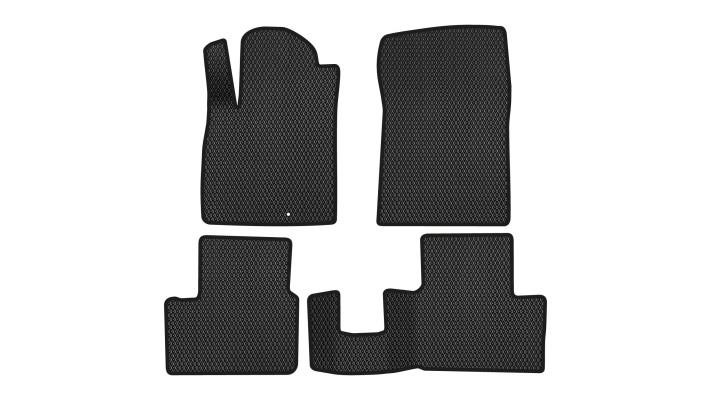 EVAtech NS41519PR4LA1RBB Floor mats for Nissan Micra (2013-2016), black NS41519PR4LA1RBB