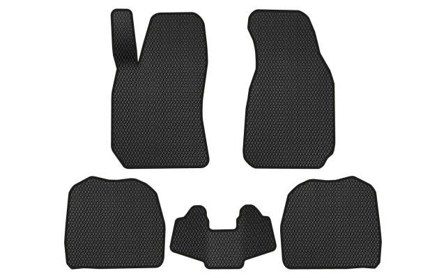 EVAtech SK11449CV5RBB Floor mats for Skoda Superb (2001-2008), black SK11449CV5RBB