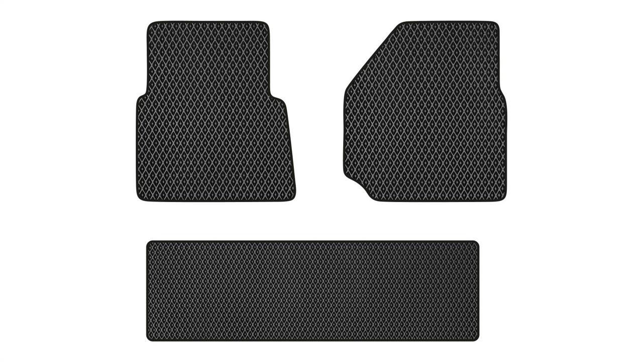 EVAtech LR22295ZB3RBB Floor mats for Land Rover Defender (1990-2016), black LR22295ZB3RBB