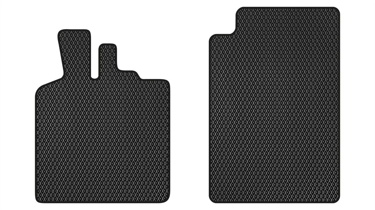 EVAtech SR21199A2RBB Floor mats for Smart Fortwo (2007-2014), black SR21199A2RBB
