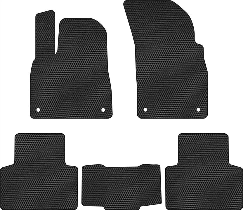 EVAtech AU21983CV5AV4RBB Floor mats for Audi Q7 (2015-2020), black AU21983CV5AV4RBB