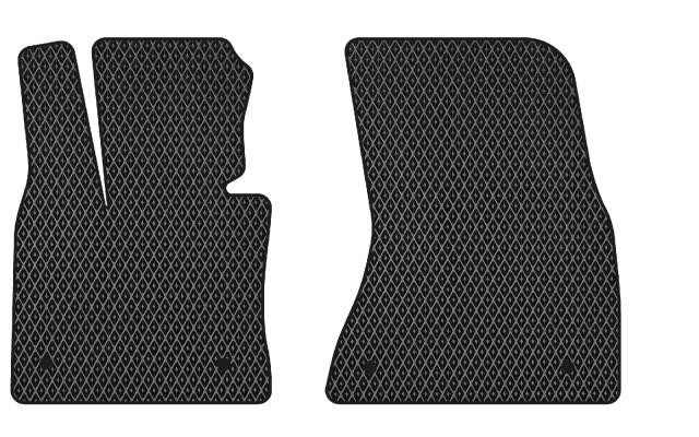 EVAtech BM334A2BW4RBB Floor mats for BMW X6 (2014-2019), black BM334A2BW4RBB