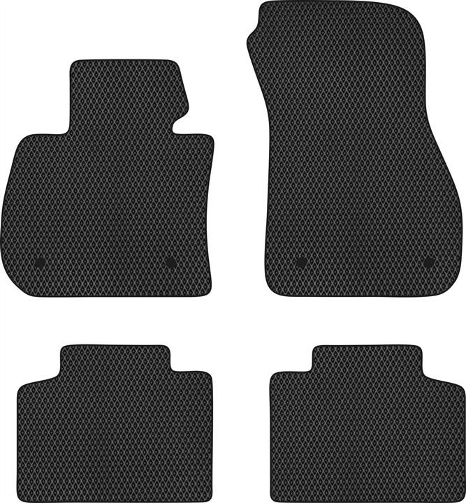 EVAtech BM22197PB4BW4RBB Floor mats for BMW 2 Series (2014-2021), black BM22197PB4BW4RBB