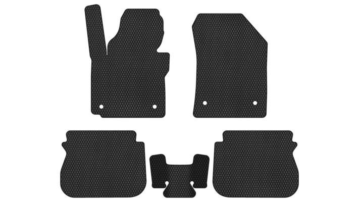 EVAtech VW32989CV5AV4RBB Floor mats for Volkswagen Caddy (2015-2020), black VW32989CV5AV4RBB