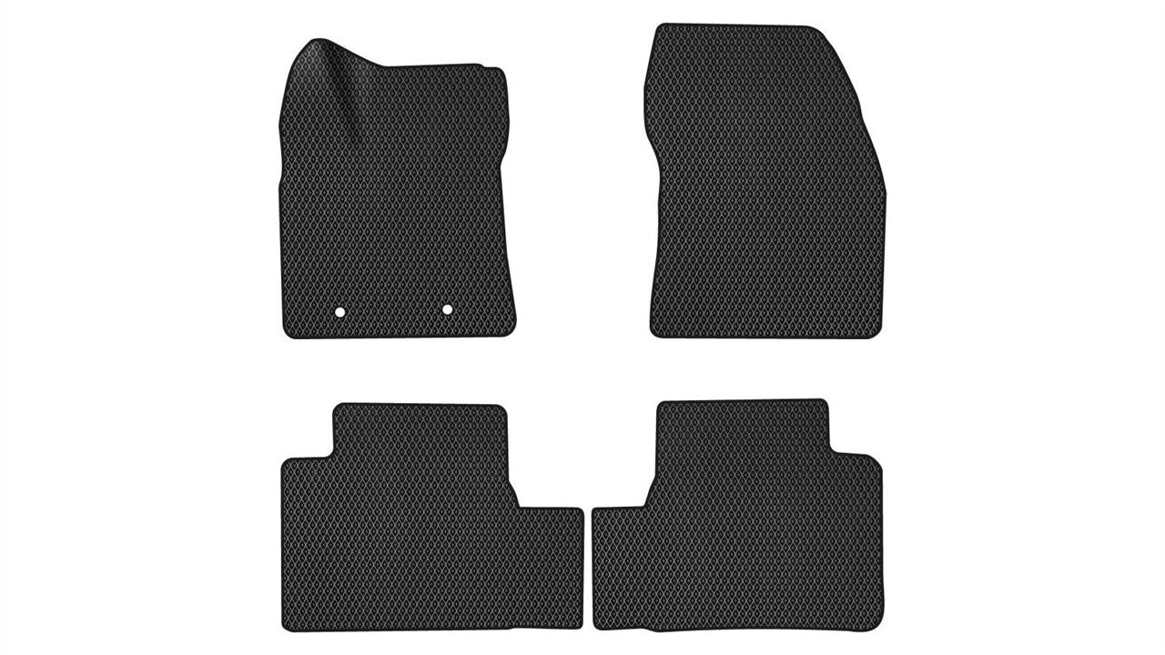 EVAtech TY1657PE4TL2RBB Floor mats for Toyota Avensis (2009-2018), black TY1657PE4TL2RBB