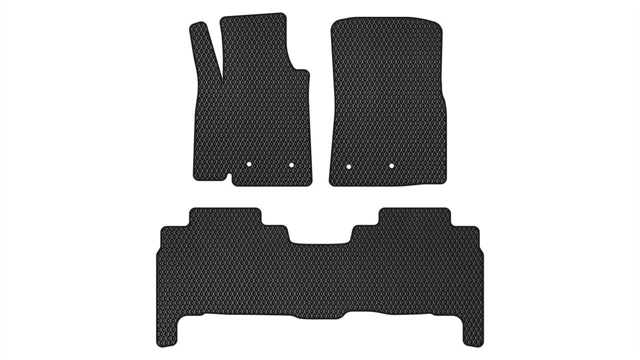 EVAtech TY31014Z3TL4RBB Floor mats for Toyota Land Cruiser (2013-), black TY31014Z3TL4RBB