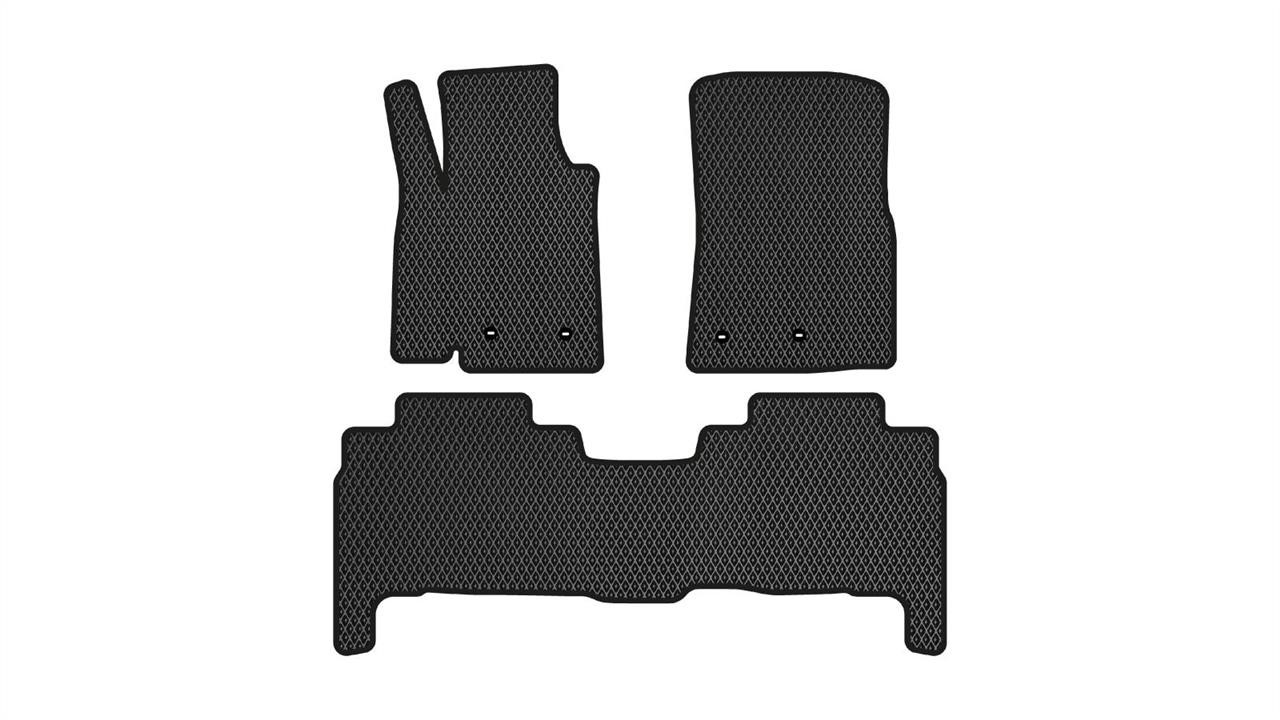 EVAtech TY31633Z3TL4RBB Floor mats for Toyota Land Cruiser (2013-2021), black TY31633Z3TL4RBB