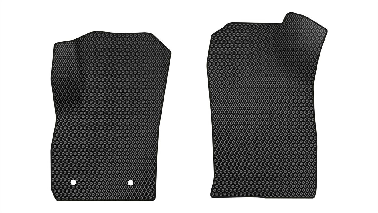 EVAtech FD42434AD2FC2RBB Floor mats for Ford EcoSport (2018-), black FD42434AD2FC2RBB