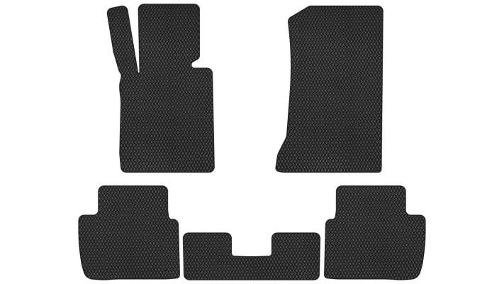 EVAtech BM13008C5BM8RBB Floor mats for BMW 3 Series (2001-2006), black BM13008C5BM8RBB