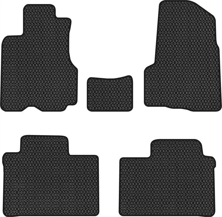 EVAtech HA51753PBC5RBB Floor mats for Honda CR-V (2001-2006), black HA51753PBC5RBB