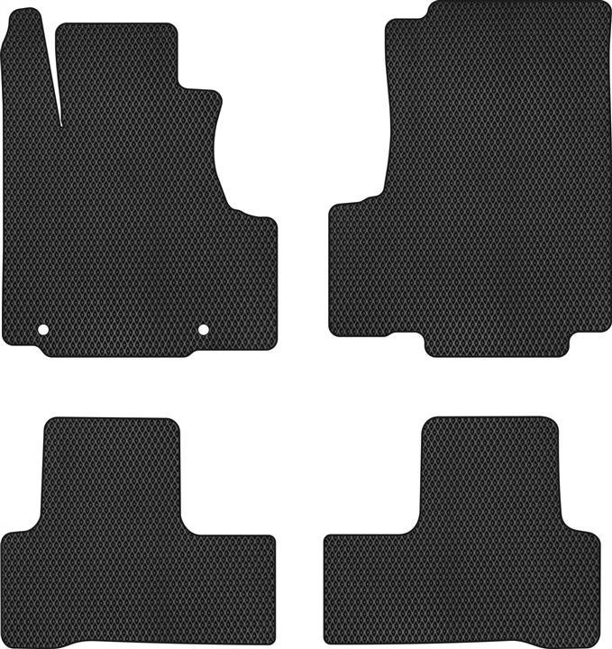 EVAtech HA31604PC4TL2RBB Floor mats for Honda CR-V (2007-2012), black HA31604PC4TL2RBB