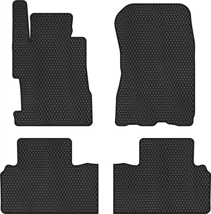 EVAtech HA3394PC4RBB Floor mats for Honda Civic (2005-2012), black HA3394PC4RBB