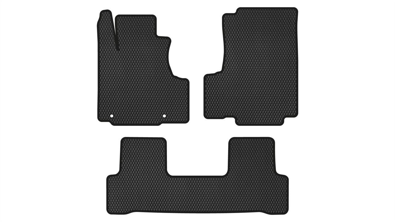 EVAtech HA32413Z3KH2RBB Floor mats for Honda CR-V (2007-2012), black HA32413Z3KH2RBB