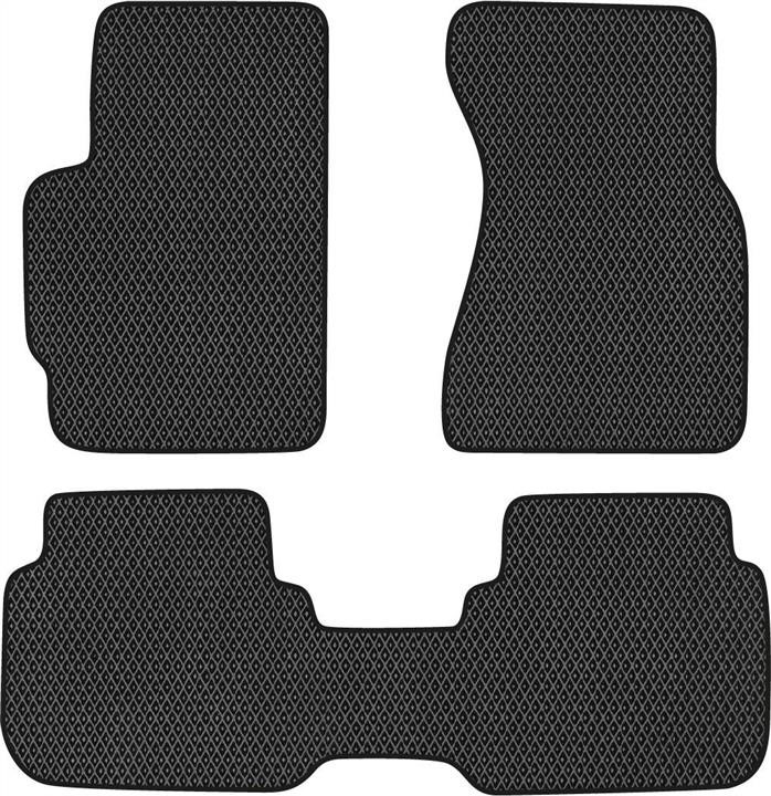 EVAtech HA11748ZB3RBB Floor mats for Honda CR-V (2001-2006), black HA11748ZB3RBB