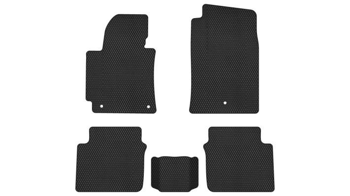 EVAtech HY384CB5KH3RBB Floor mats for Hyundai Elantra (2011-2015), black HY384CB5KH3RBB