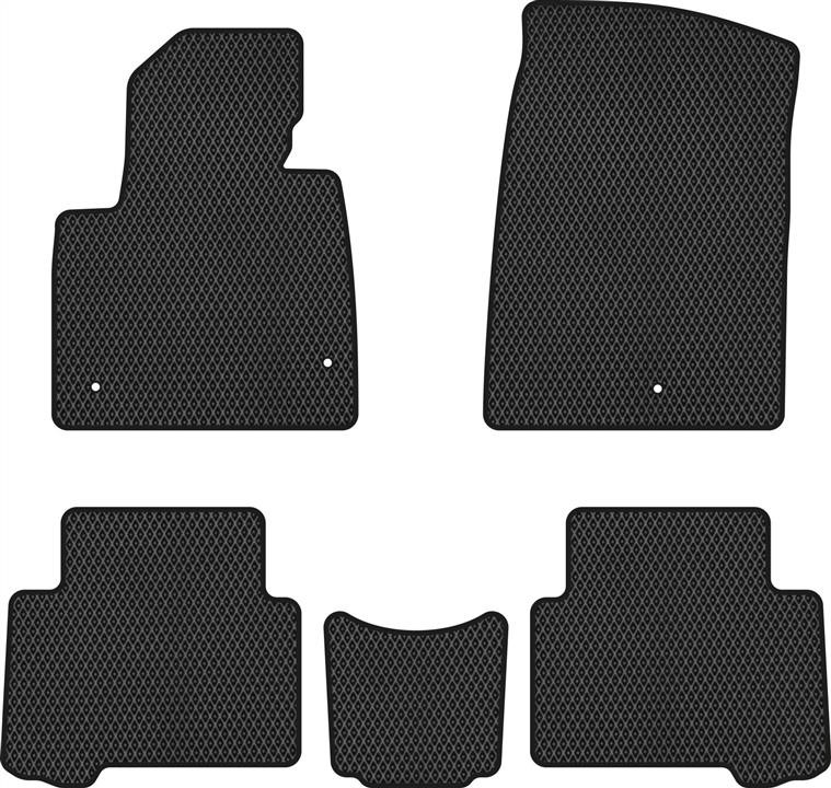 EVAtech HY3305CB5LA3RBB Floor mats for Hyundai Santa FE (2012-2017), black HY3305CB5LA3RBB