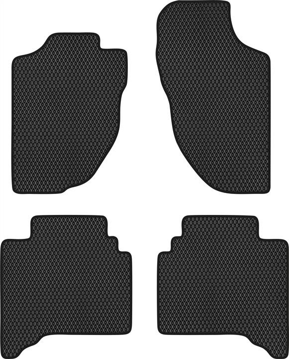 EVAtech OL22044PG4RBB Floor mats for Opel Frontera (1998-2004), black OL22044PG4RBB
