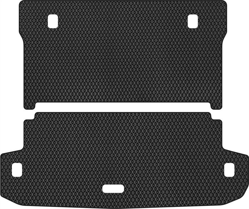 EVAtech MT32718BE2RBB Trunk mat for Mitsubishi Pajero Wagon (2006-2021), black MT32718BE2RBB