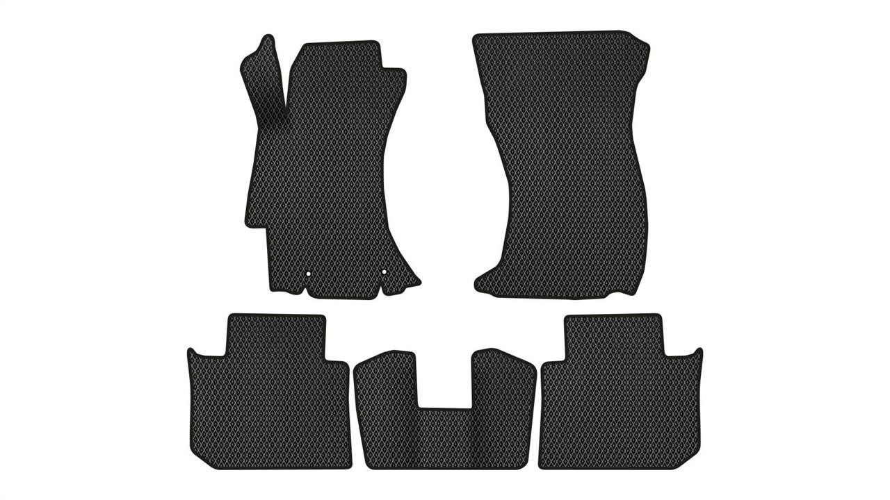 EVAtech SU42007C5LA2RBB Floor mats for Subaru WRX (2014-), black SU42007C5LA2RBB