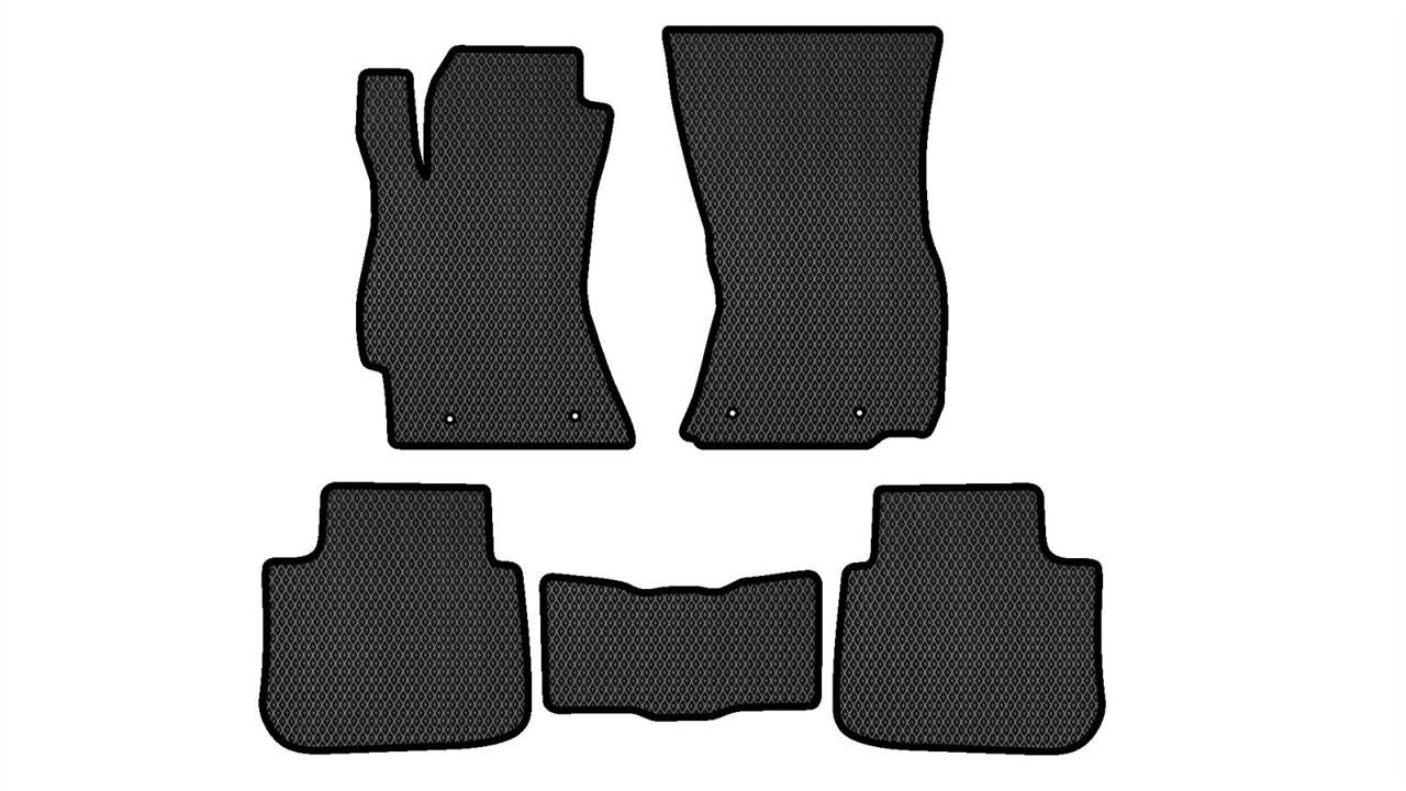 EVAtech SU11521C5LA4RBB Floor mats for Subaru Outback (2014-2019), black SU11521C5LA4RBB